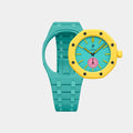 Bracelet Royal Pop – Cyan & Jaune
